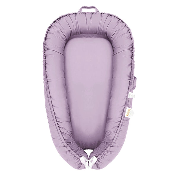 Solid color Portable crib middle bed foldable neonatal bionic bed recliner baby lounger