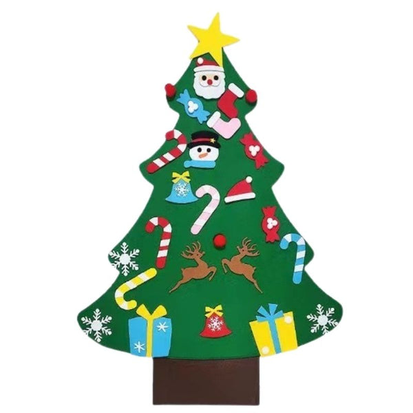 Christmas Tree DIY Kit - Kids Educational Handcraft, Holiday Ornament Decor