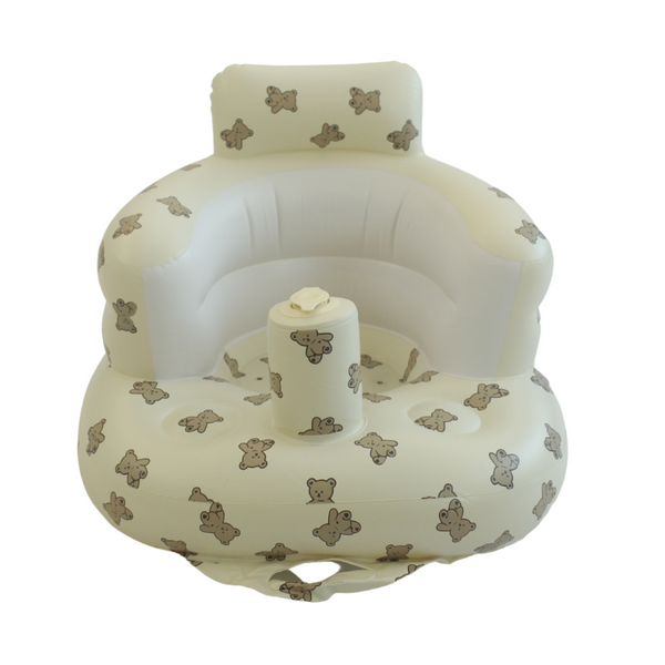 PVC Inflatable Baby Seat Amazon ins Baby Learning Seat Training Small Sofa Portable Folding Bathing Bath Stool