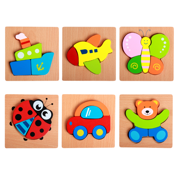 Montessori Happy Puzzles (6 Pack)