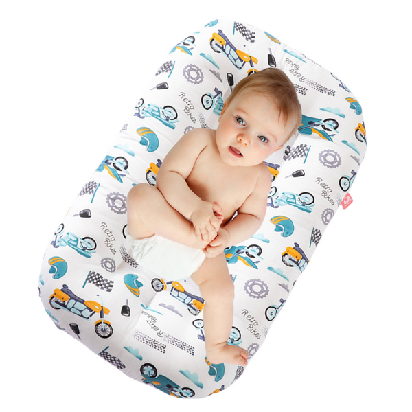 Portable cotton breathable bionic baby bed wrapped anti-startle anti-pressure baby bed recliner