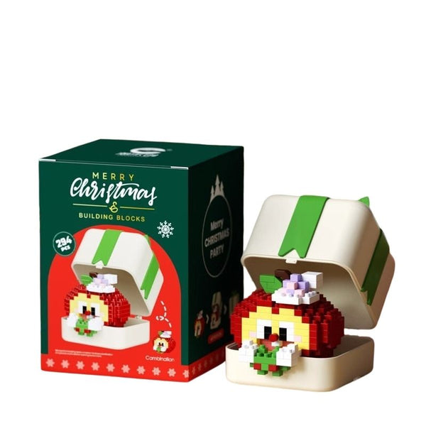 Compatible Lego Christmas Gingerbread House Building Set with Santa Mini Figure - Creative Educational Toy for Kids