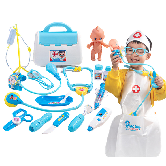 Hot selling little doctor toy pretend stethoscope children's injection ...