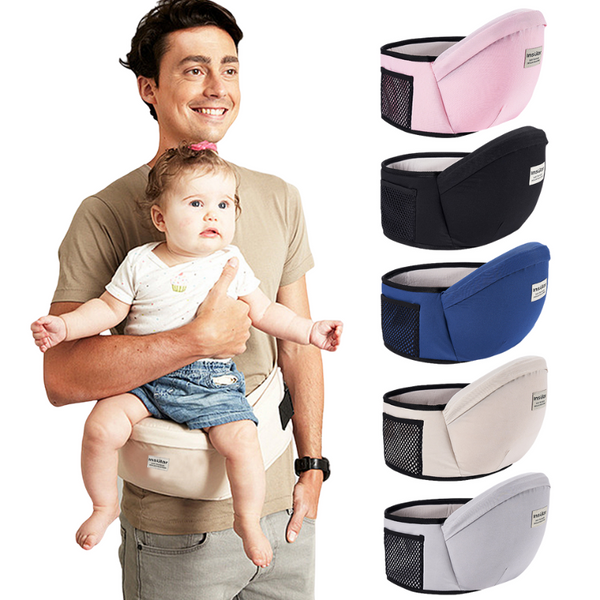 Premium Baby Hip Carrier – Baby Hip Seat Carrier – Safety Certified – Anti-Slip Fabric – Adjustable Strap – Side Pocket – Comfortable Padded Design – Healthy Hip – Ideal for Baby Shower, New Parents