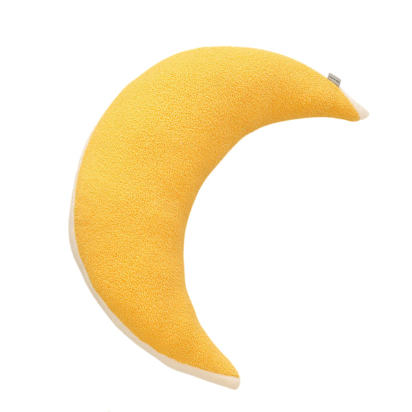 Moon-Shaped Decorative Pillow for Kids Room