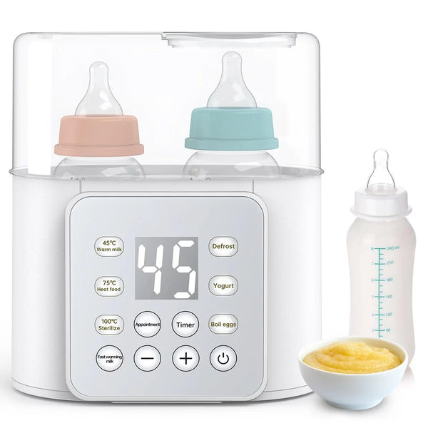 Baby Bottle Warmer 9-in-1 Multifuntion Breast Milk Warmer Fast Baby Food Heater & Defrost