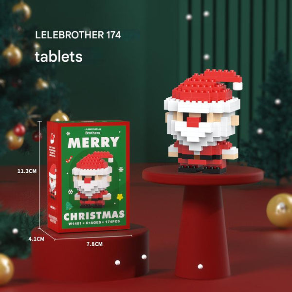 Christmas Building Blocks Toy for Kids - Santa Claus Bricks Set