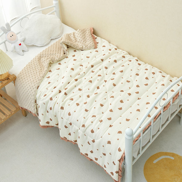 Doudou blanket newborn baby autumn and winter newborn small quilt comfort blanket children kindergarten four seasons blanket hug quilt