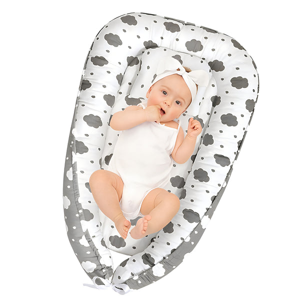 Baby Lounger - Infant & Newborn Lounger with 2-Inch Mattress Pad, Waterproof Liner & Soft Baby Cover – Available in 8 Patterns, Perfect for Comfortable Baby Rest